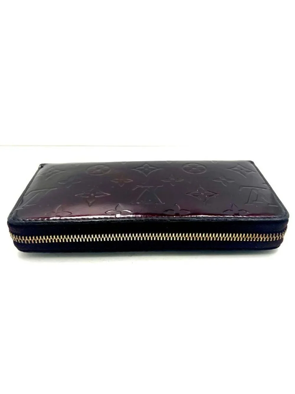Louis Vuitton Vernis Amaranto Zippy Wallet Monogram